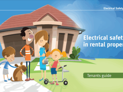 Cover image of the Electrical Safety in Rental Properties – Tenants Guide from the Electrical Safety Office Queensland