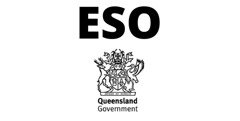 Electrical Safety Office (ESO) Queensland Government logo